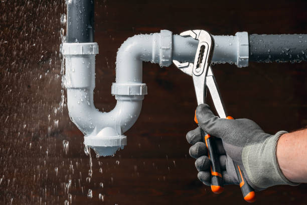 Professional Water Line Repair technician working in Andrews, TX